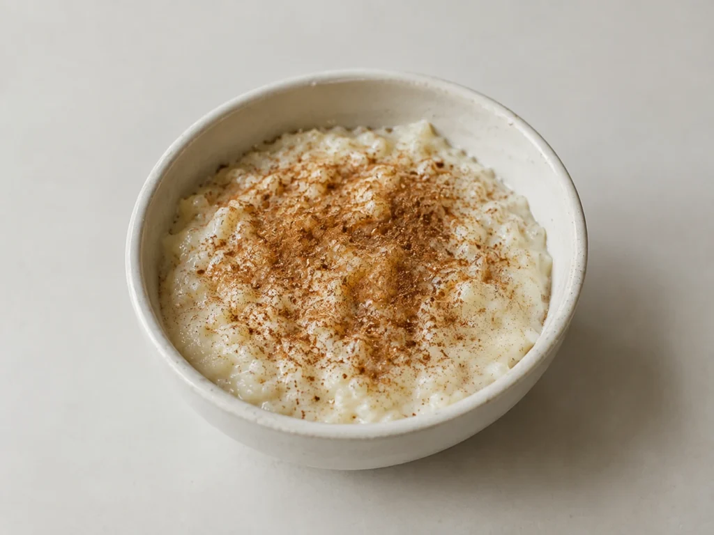 Arroz con leche con canela