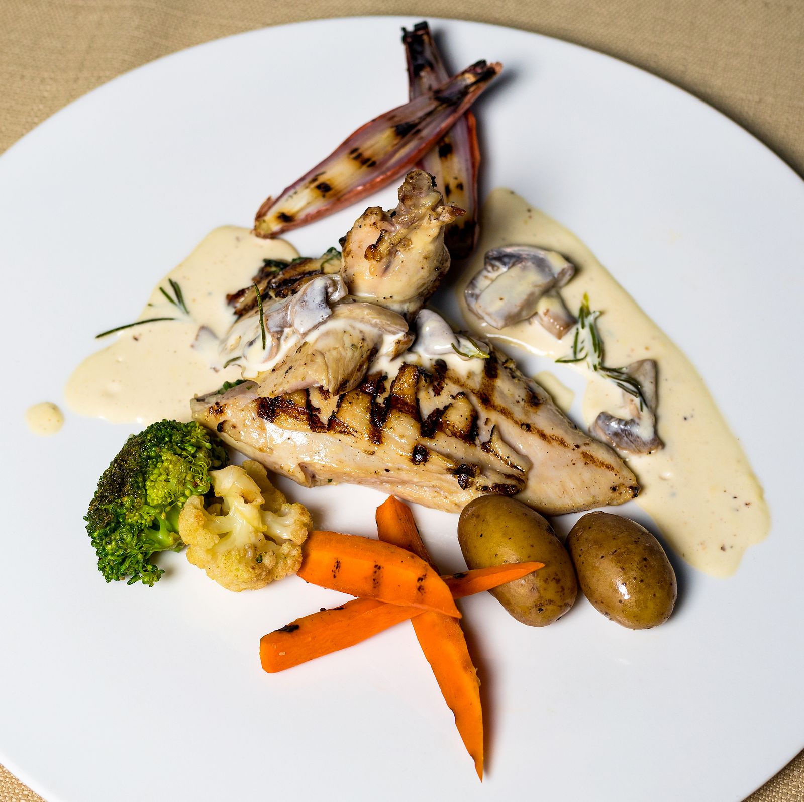 Pechuga de pollo a la plancha con salsa de yogur